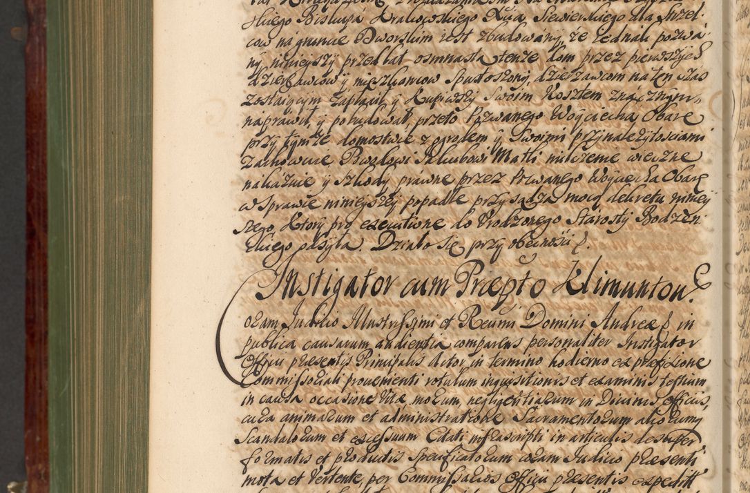 Zdjęcie nr 1209 dla obiektu archiwalnego: Acta actorum episcopalium R. D. Andreae Trzebicki, episcopi Cracoviensis et ducis Severiae de 1679. Volumen VIII