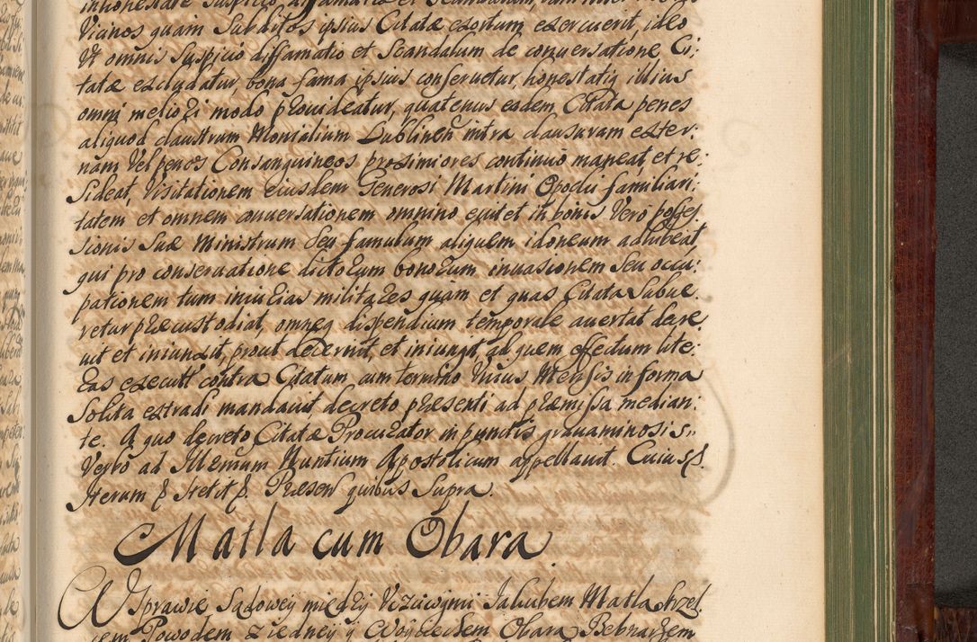 Zdjęcie nr 1208 dla obiektu archiwalnego: Acta actorum episcopalium R. D. Andreae Trzebicki, episcopi Cracoviensis et ducis Severiae de 1679. Volumen VIII