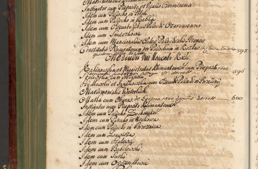 Zdjęcie nr 1459 dla obiektu archiwalnego: Acta actorum episcopalium R. D. Andreae Trzebicki, episcopi Cracoviensis et ducis Severiae de 1679. Volumen VIII