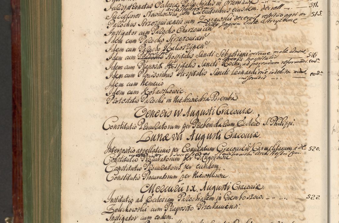 Zdjęcie nr 1455 dla obiektu archiwalnego: Acta actorum episcopalium R. D. Andreae Trzebicki, episcopi Cracoviensis et ducis Severiae de 1679. Volumen VIII