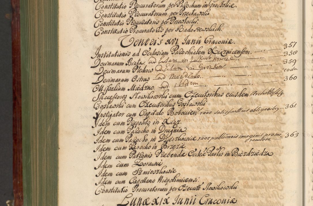 Zdjęcie nr 1447 dla obiektu archiwalnego: Acta actorum episcopalium R. D. Andreae Trzebicki, episcopi Cracoviensis et ducis Severiae de 1679. Volumen VIII