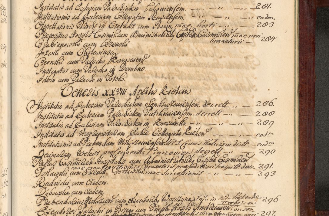 Zdjęcie nr 1444 dla obiektu archiwalnego: Acta actorum episcopalium R. D. Andreae Trzebicki, episcopi Cracoviensis et ducis Severiae de 1679. Volumen VIII