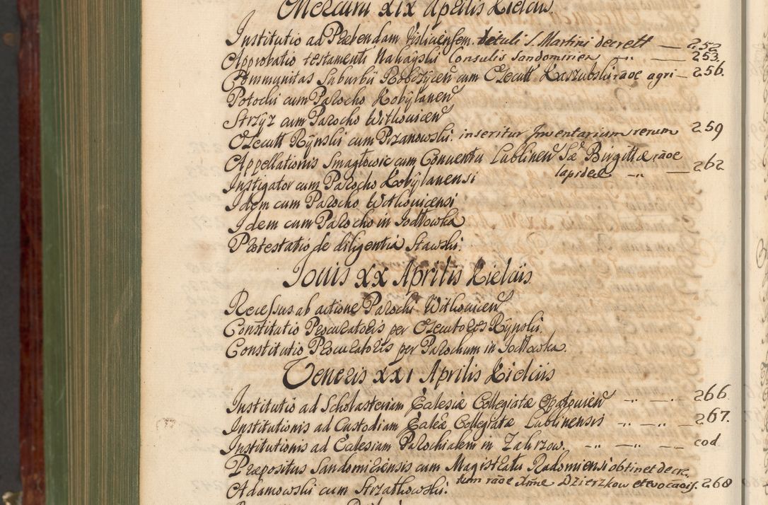 Zdjęcie nr 1443 dla obiektu archiwalnego: Acta actorum episcopalium R. D. Andreae Trzebicki, episcopi Cracoviensis et ducis Severiae de 1679. Volumen VIII