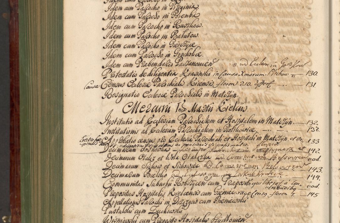 Zdjęcie nr 1437 dla obiektu archiwalnego: Acta actorum episcopalium R. D. Andreae Trzebicki, episcopi Cracoviensis et ducis Severiae de 1679. Volumen VIII