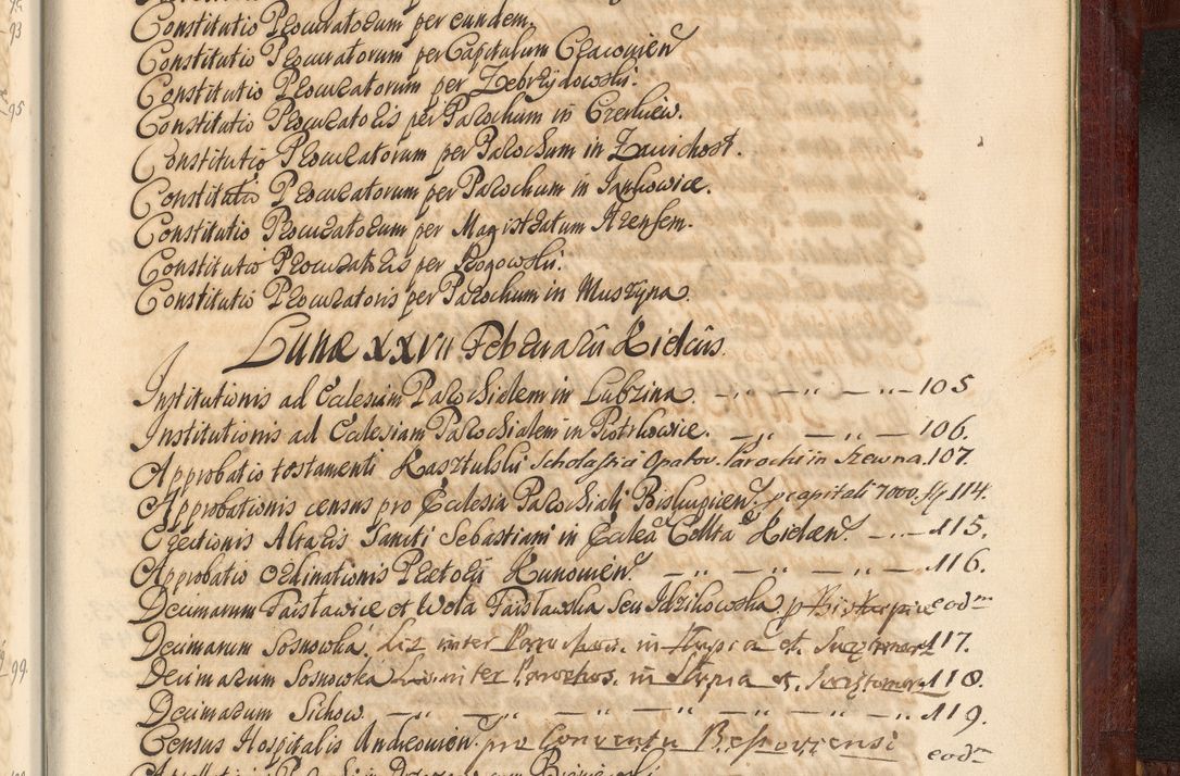 Zdjęcie nr 1436 dla obiektu archiwalnego: Acta actorum episcopalium R. D. Andreae Trzebicki, episcopi Cracoviensis et ducis Severiae de 1679. Volumen VIII