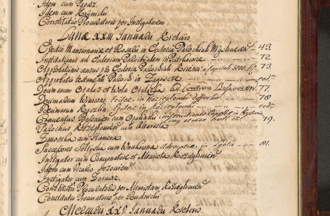 Zdjęcie nr 1434 dla obiektu archiwalnego: Acta actorum episcopalium R. D. Andreae Trzebicki, episcopi Cracoviensis et ducis Severiae de 1679. Volumen VIII