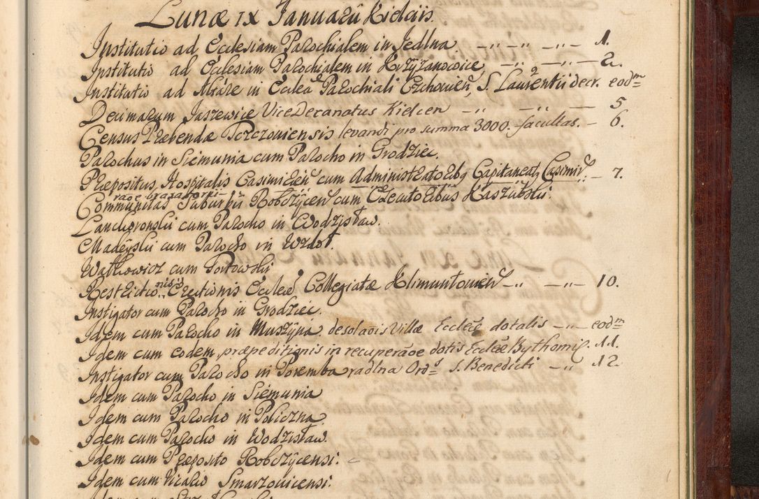 Zdjęcie nr 1432 dla obiektu archiwalnego: Acta actorum episcopalium R. D. Andreae Trzebicki, episcopi Cracoviensis et ducis Severiae de 1679. Volumen VIII