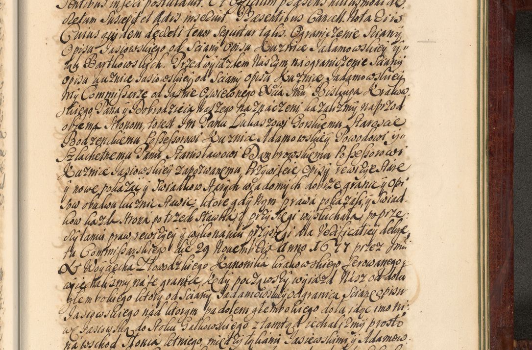 Zdjęcie nr 1422 dla obiektu archiwalnego: Acta actorum episcopalium R. D. Andreae Trzebicki, episcopi Cracoviensis et ducis Severiae de 1679. Volumen VIII