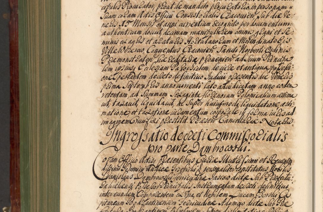 Zdjęcie nr 1421 dla obiektu archiwalnego: Acta actorum episcopalium R. D. Andreae Trzebicki, episcopi Cracoviensis et ducis Severiae de 1679. Volumen VIII