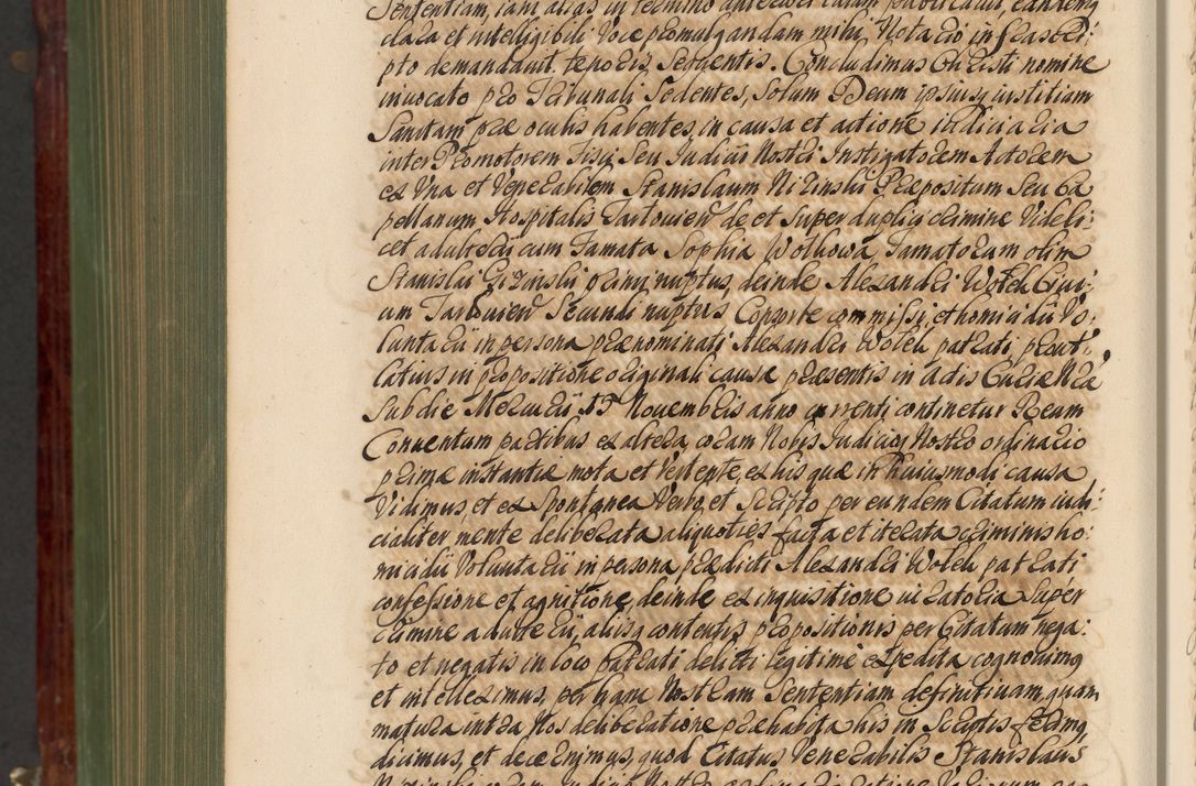 Zdjęcie nr 1417 dla obiektu archiwalnego: Acta actorum episcopalium R. D. Andreae Trzebicki, episcopi Cracoviensis et ducis Severiae de 1679. Volumen VIII