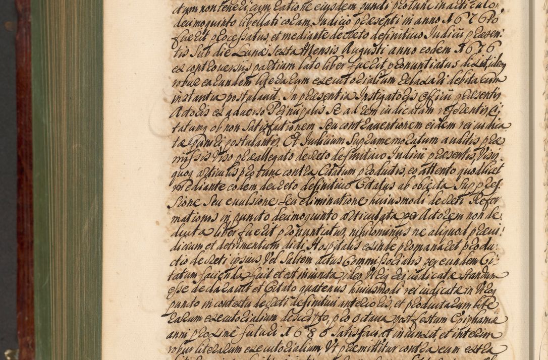 Zdjęcie nr 1415 dla obiektu archiwalnego: Acta actorum episcopalium R. D. Andreae Trzebicki, episcopi Cracoviensis et ducis Severiae de 1679. Volumen VIII