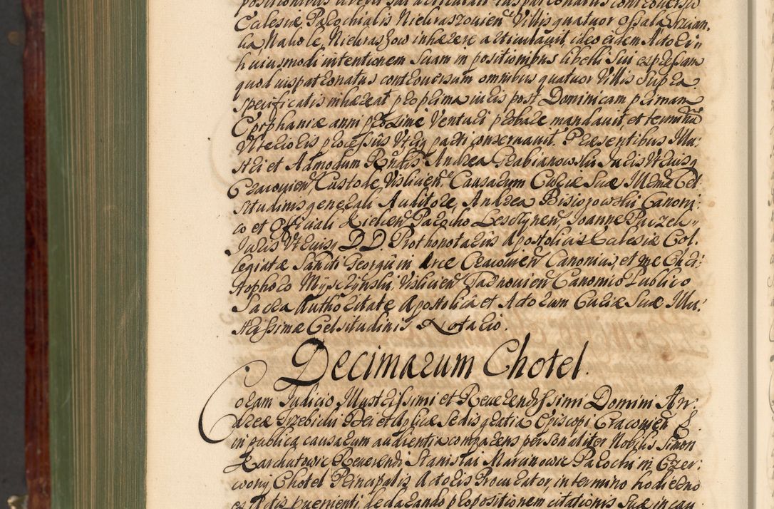 Zdjęcie nr 1411 dla obiektu archiwalnego: Acta actorum episcopalium R. D. Andreae Trzebicki, episcopi Cracoviensis et ducis Severiae de 1679. Volumen VIII