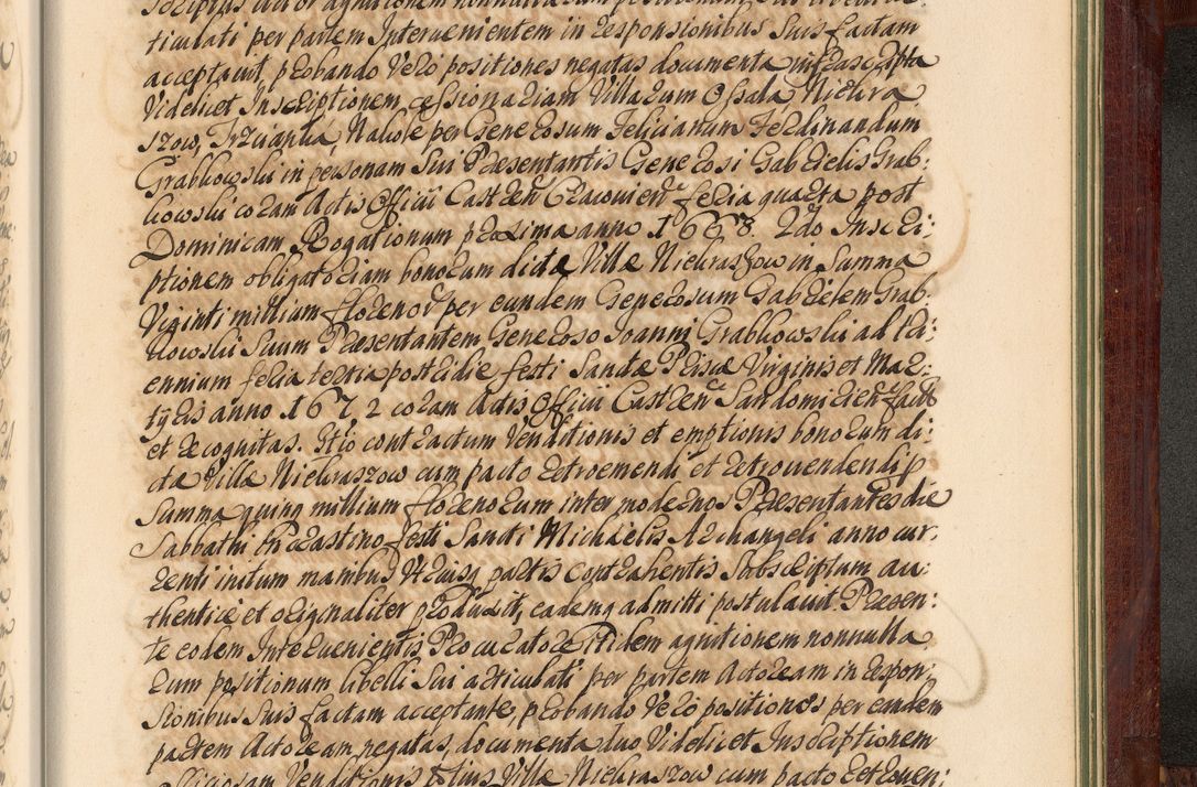 Zdjęcie nr 1410 dla obiektu archiwalnego: Acta actorum episcopalium R. D. Andreae Trzebicki, episcopi Cracoviensis et ducis Severiae de 1679. Volumen VIII