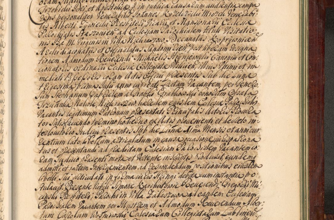 Zdjęcie nr 1406 dla obiektu archiwalnego: Acta actorum episcopalium R. D. Andreae Trzebicki, episcopi Cracoviensis et ducis Severiae de 1679. Volumen VIII