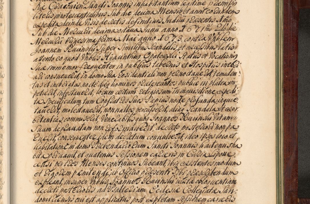 Zdjęcie nr 1402 dla obiektu archiwalnego: Acta actorum episcopalium R. D. Andreae Trzebicki, episcopi Cracoviensis et ducis Severiae de 1679. Volumen VIII