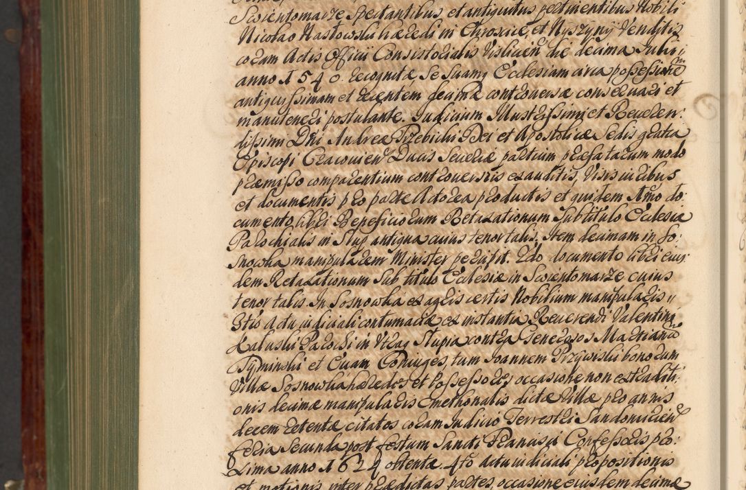 Zdjęcie nr 1385 dla obiektu archiwalnego: Acta actorum episcopalium R. D. Andreae Trzebicki, episcopi Cracoviensis et ducis Severiae de 1679. Volumen VIII