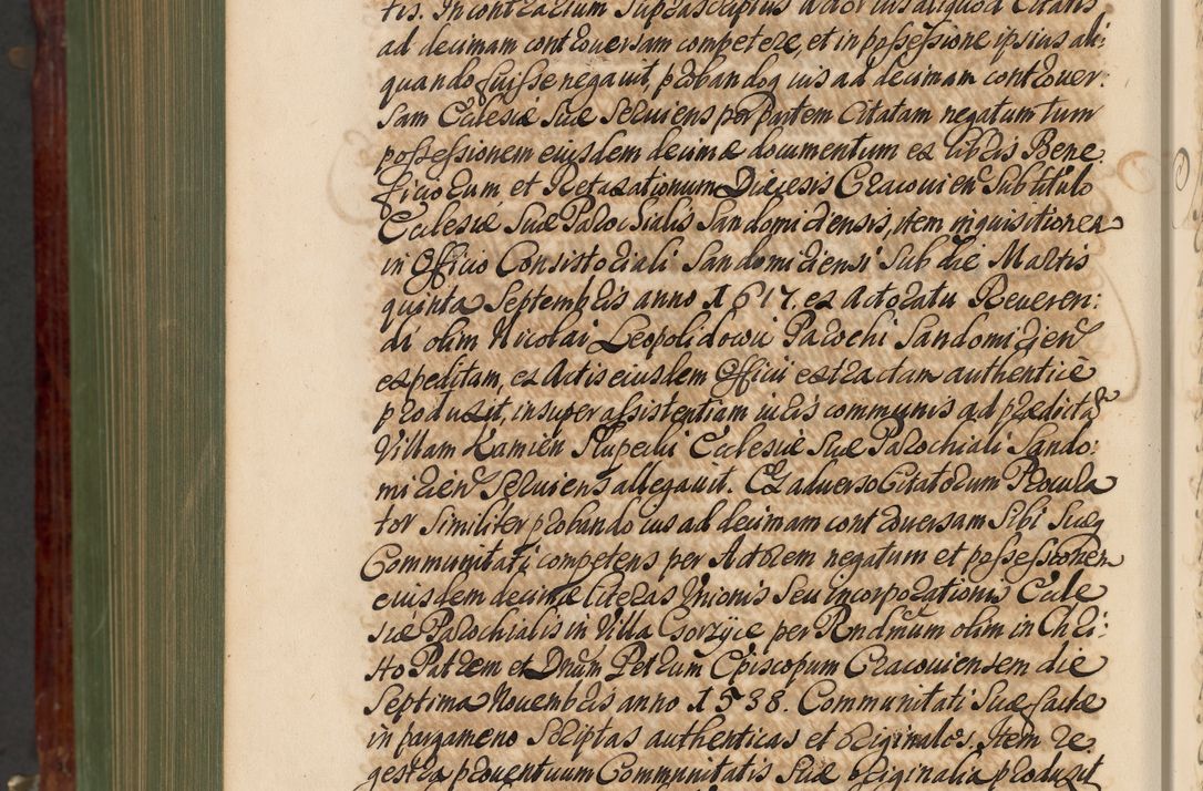 Zdjęcie nr 1383 dla obiektu archiwalnego: Acta actorum episcopalium R. D. Andreae Trzebicki, episcopi Cracoviensis et ducis Severiae de 1679. Volumen VIII