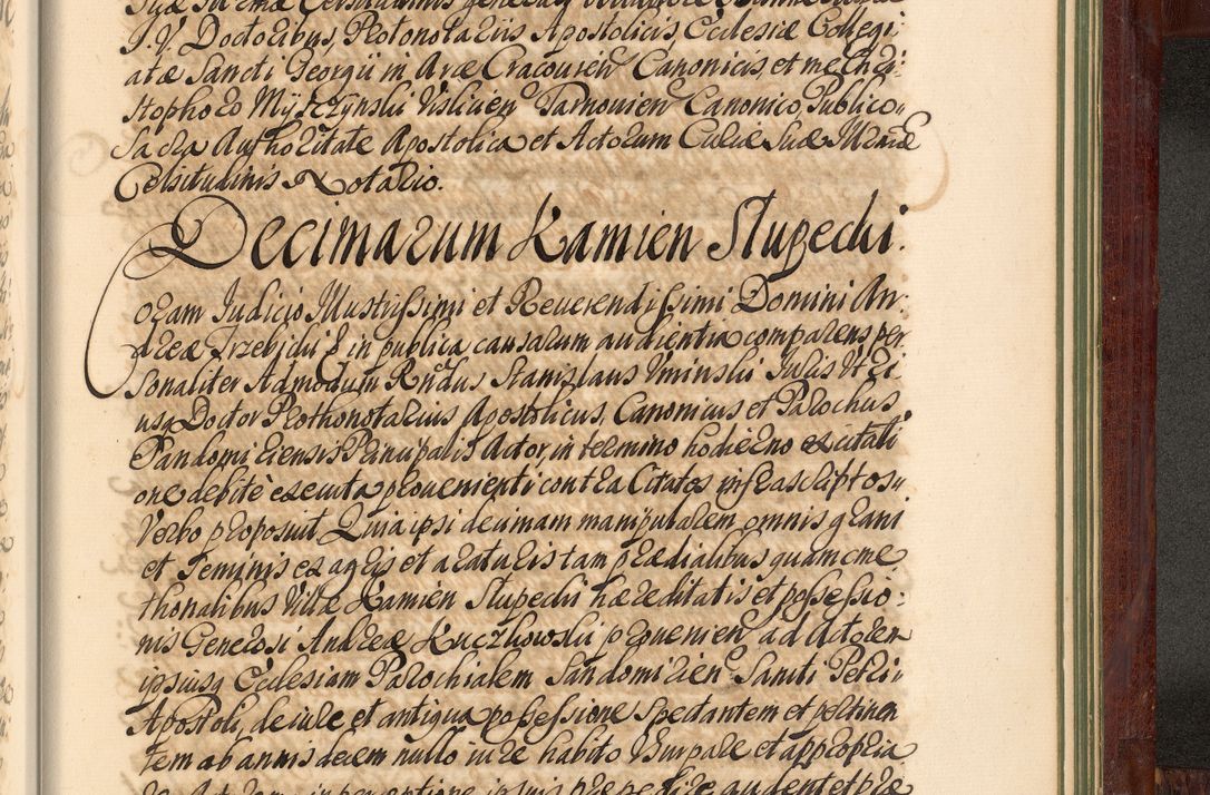 Zdjęcie nr 1382 dla obiektu archiwalnego: Acta actorum episcopalium R. D. Andreae Trzebicki, episcopi Cracoviensis et ducis Severiae de 1679. Volumen VIII