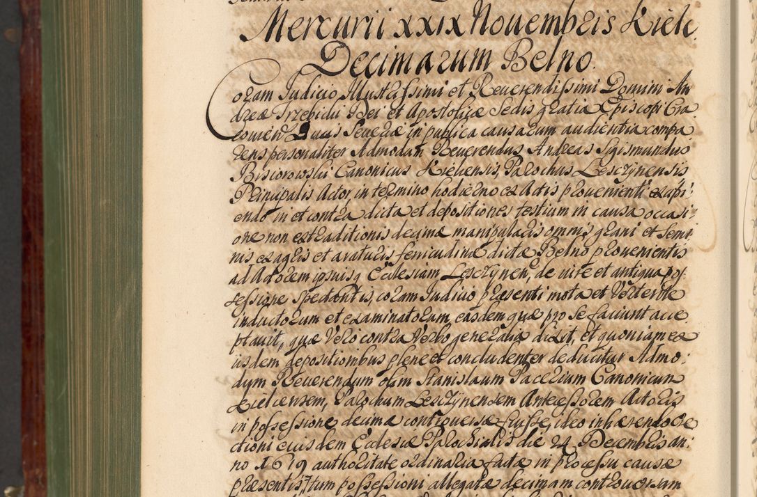 Zdjęcie nr 1381 dla obiektu archiwalnego: Acta actorum episcopalium R. D. Andreae Trzebicki, episcopi Cracoviensis et ducis Severiae de 1679. Volumen VIII