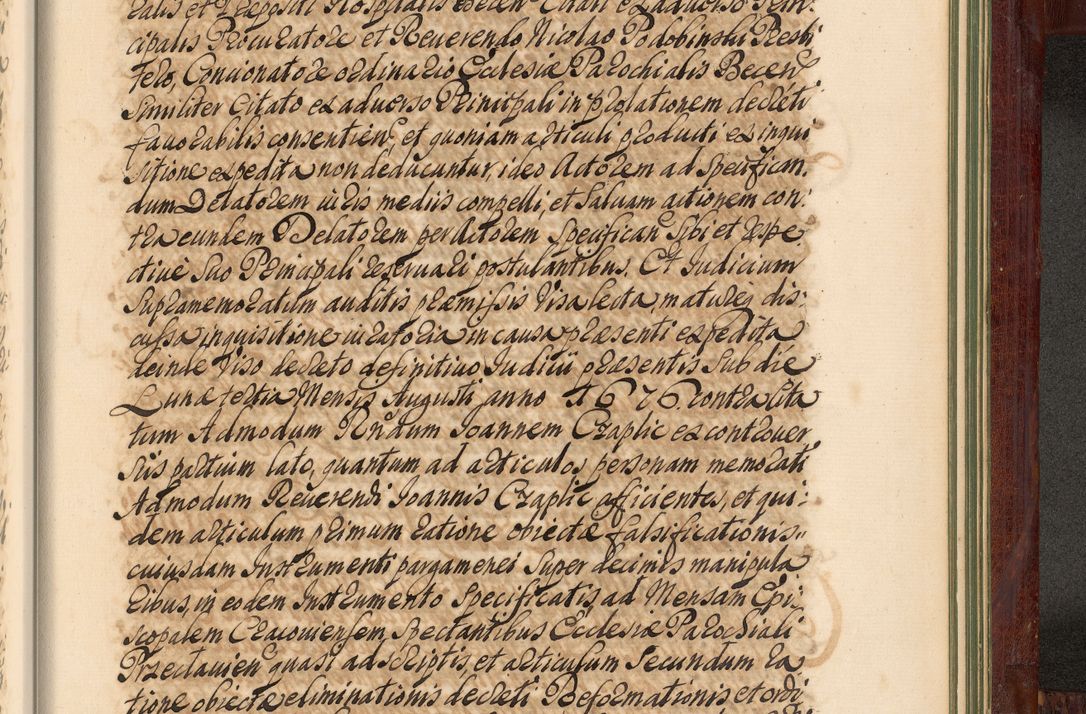 Zdjęcie nr 1378 dla obiektu archiwalnego: Acta actorum episcopalium R. D. Andreae Trzebicki, episcopi Cracoviensis et ducis Severiae de 1679. Volumen VIII