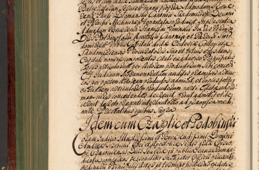 Zdjęcie nr 1377 dla obiektu archiwalnego: Acta actorum episcopalium R. D. Andreae Trzebicki, episcopi Cracoviensis et ducis Severiae de 1679. Volumen VIII