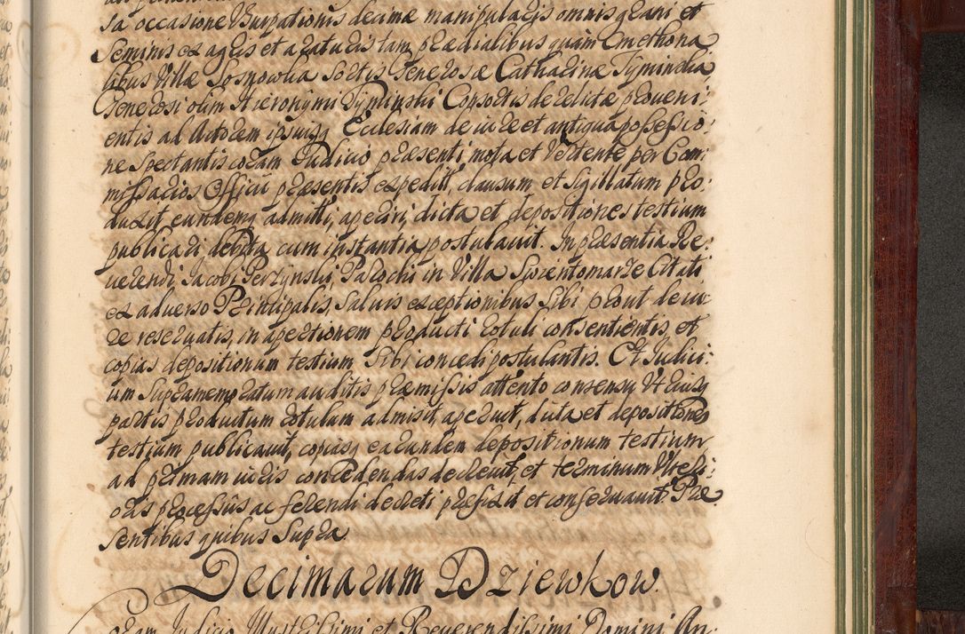 Zdjęcie nr 1372 dla obiektu archiwalnego: Acta actorum episcopalium R. D. Andreae Trzebicki, episcopi Cracoviensis et ducis Severiae de 1679. Volumen VIII