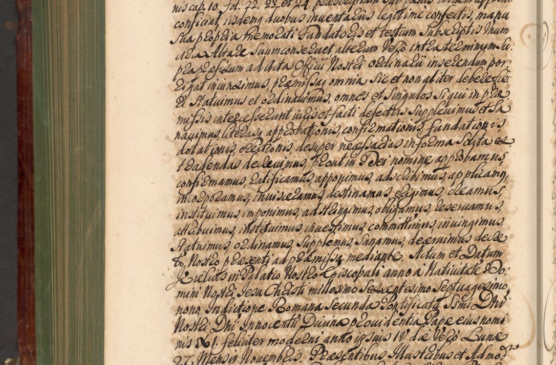 Zdjęcie nr 1369 dla obiektu archiwalnego: Acta actorum episcopalium R. D. Andreae Trzebicki, episcopi Cracoviensis et ducis Severiae de 1679. Volumen VIII