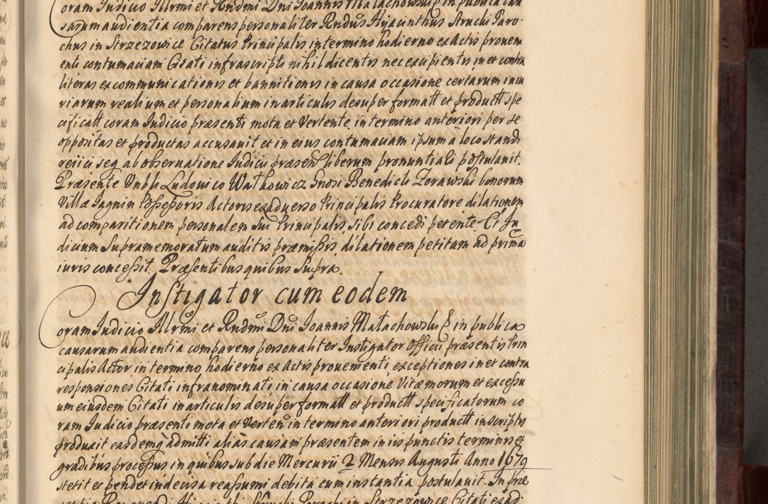 Zdjęcie nr 188 dla obiektu archiwalnego: Acta actorum episscopalium R. D. Joannis Małachowski, episcopi Cracoviensis a die 20 Augusti anni 1681 et 1682 acticatorum. Volumen I