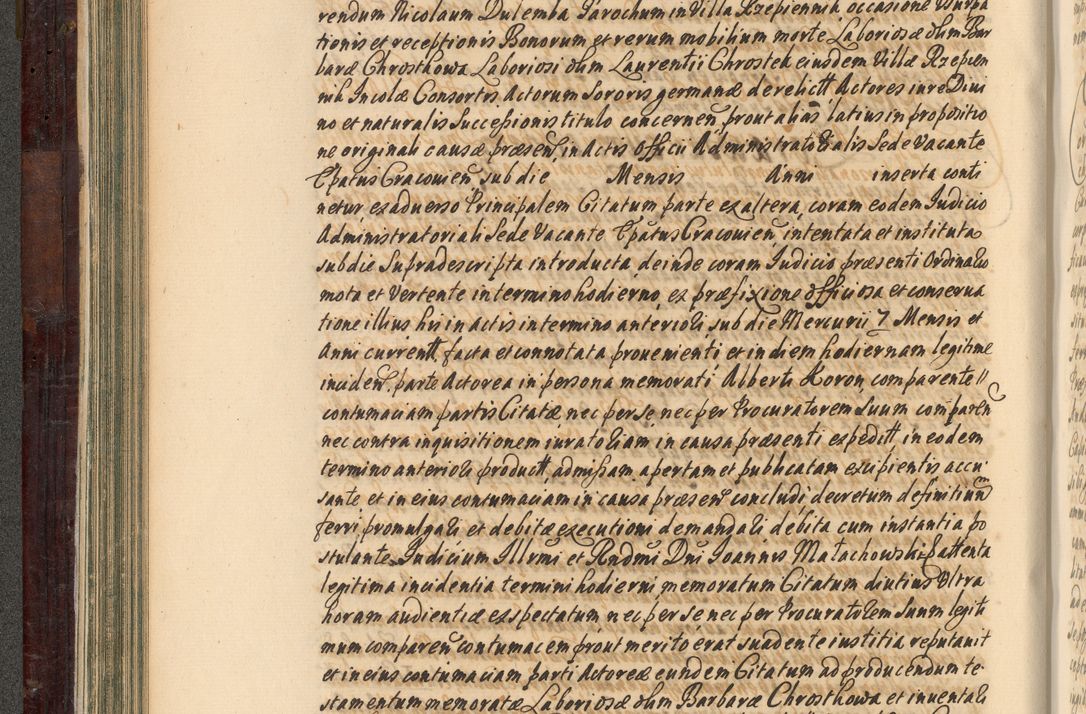 Zdjęcie nr 175 dla obiektu archiwalnego: Acta actorum episscopalium R. D. Joannis Małachowski, episcopi Cracoviensis a die 20 Augusti anni 1681 et 1682 acticatorum. Volumen I