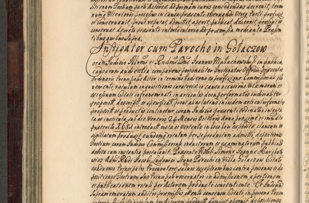 Zdjęcie nr 169 dla obiektu archiwalnego: Acta actorum episscopalium R. D. Joannis Małachowski, episcopi Cracoviensis a die 20 Augusti anni 1681 et 1682 acticatorum. Volumen I