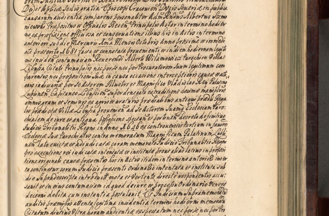 Zdjęcie nr 166 dla obiektu archiwalnego: Acta actorum episscopalium R. D. Joannis Małachowski, episcopi Cracoviensis a die 20 Augusti anni 1681 et 1682 acticatorum. Volumen I