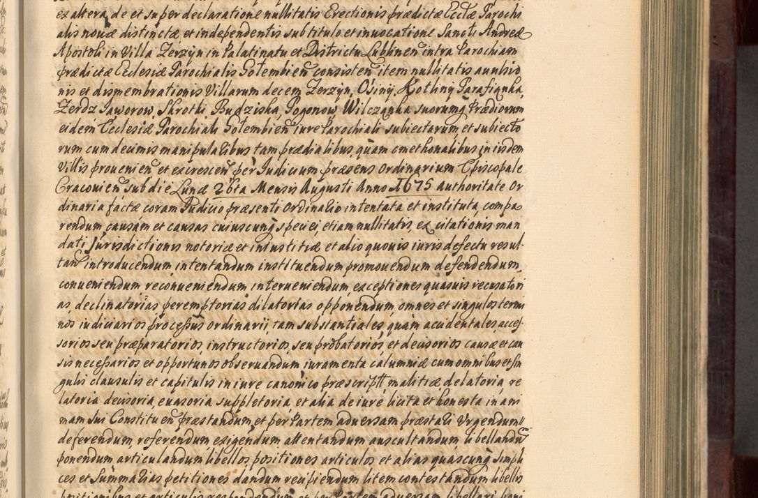 Zdjęcie nr 158 dla obiektu archiwalnego: Acta actorum episscopalium R. D. Joannis Małachowski, episcopi Cracoviensis a die 20 Augusti anni 1681 et 1682 acticatorum. Volumen I