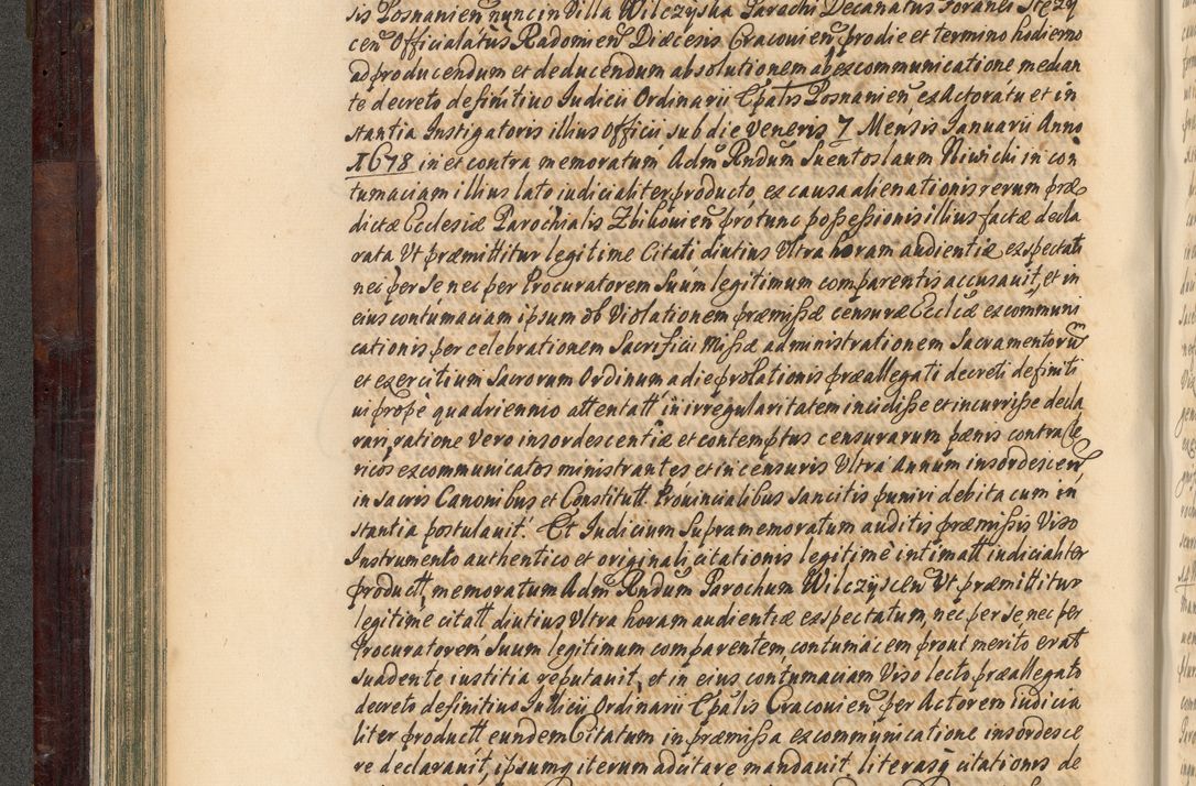 Zdjęcie nr 155 dla obiektu archiwalnego: Acta actorum episscopalium R. D. Joannis Małachowski, episcopi Cracoviensis a die 20 Augusti anni 1681 et 1682 acticatorum. Volumen I