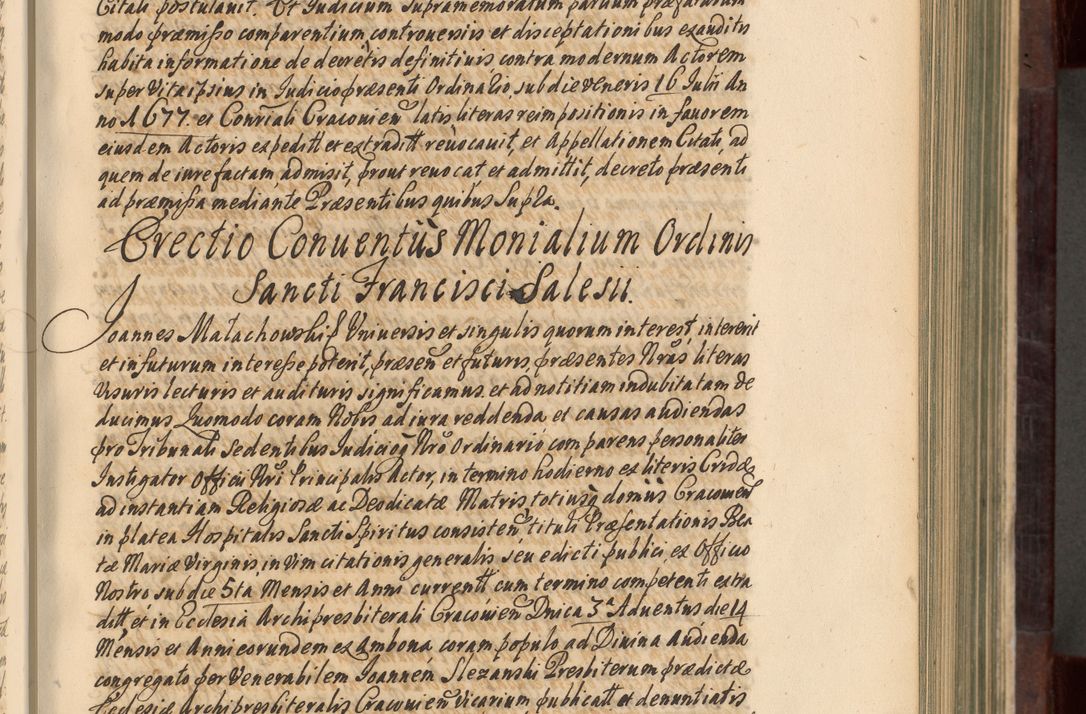 Zdjęcie nr 150 dla obiektu archiwalnego: Acta actorum episscopalium R. D. Joannis Małachowski, episcopi Cracoviensis a die 20 Augusti anni 1681 et 1682 acticatorum. Volumen I
