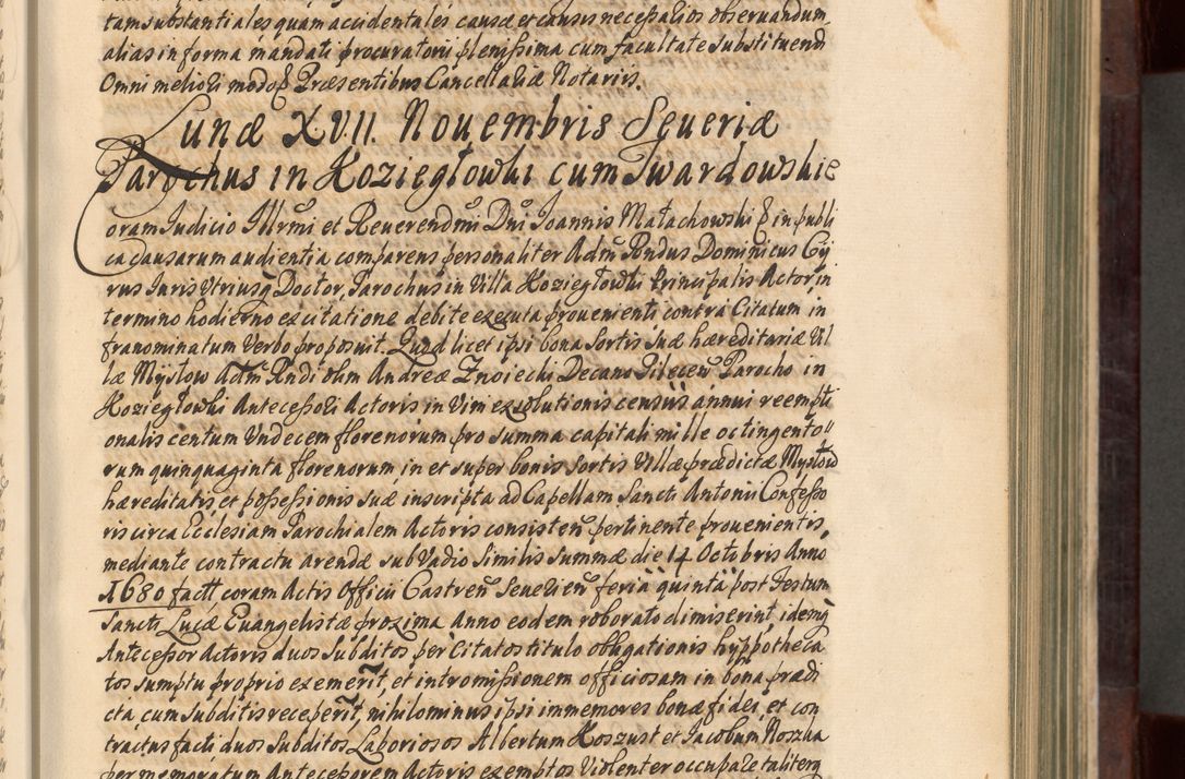 Zdjęcie nr 110 dla obiektu archiwalnego: Acta actorum episscopalium R. D. Joannis Małachowski, episcopi Cracoviensis a die 20 Augusti anni 1681 et 1682 acticatorum. Volumen I