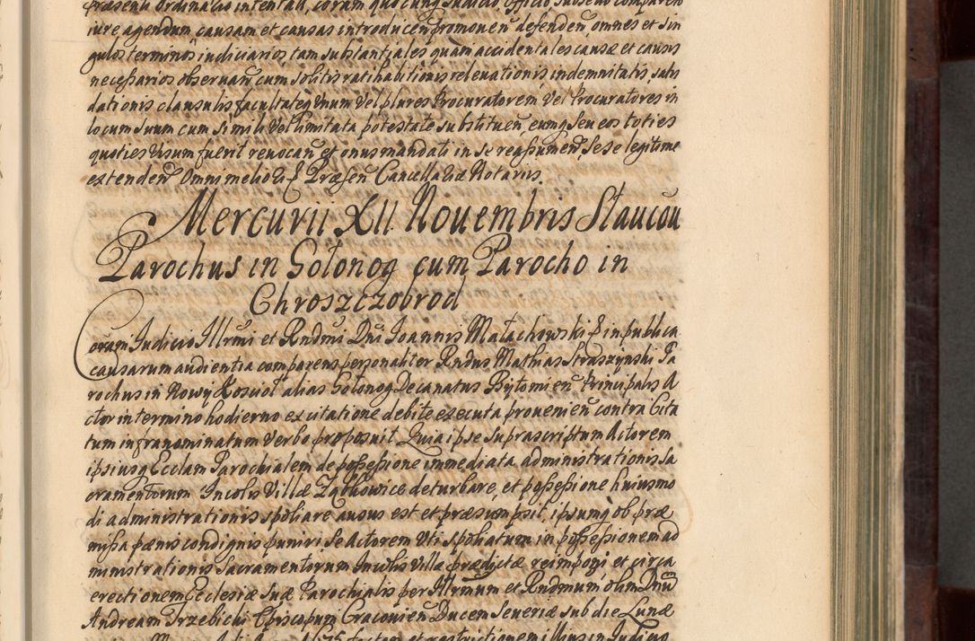 Zdjęcie nr 100 dla obiektu archiwalnego: Acta actorum episscopalium R. D. Joannis Małachowski, episcopi Cracoviensis a die 20 Augusti anni 1681 et 1682 acticatorum. Volumen I