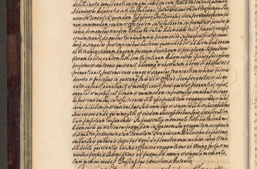 Zdjęcie nr 97 dla obiektu archiwalnego: Acta actorum episscopalium R. D. Joannis Małachowski, episcopi Cracoviensis a die 20 Augusti anni 1681 et 1682 acticatorum. Volumen I