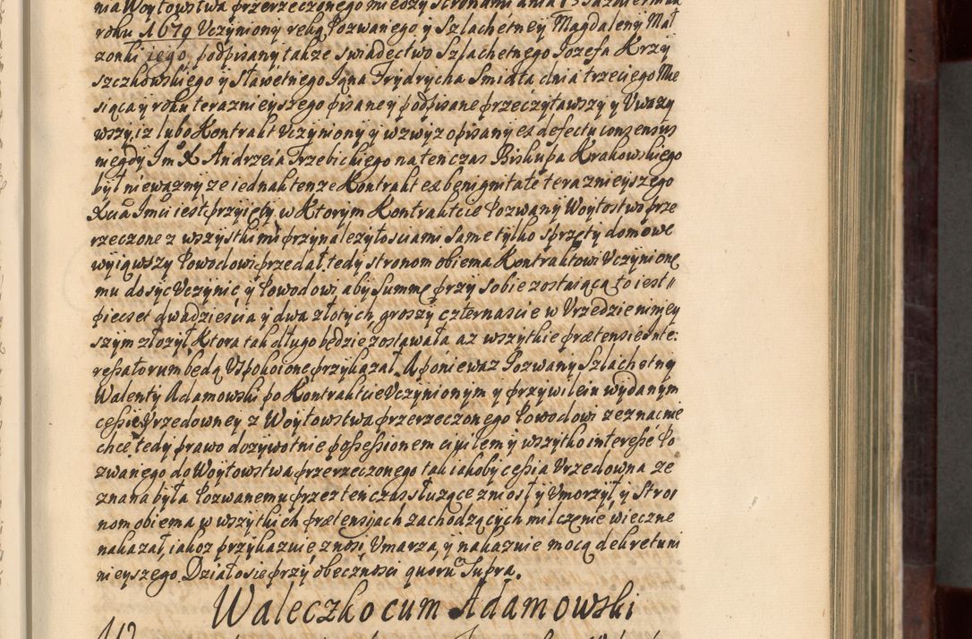 Zdjęcie nr 94 dla obiektu archiwalnego: Acta actorum episscopalium R. D. Joannis Małachowski, episcopi Cracoviensis a die 20 Augusti anni 1681 et 1682 acticatorum. Volumen I