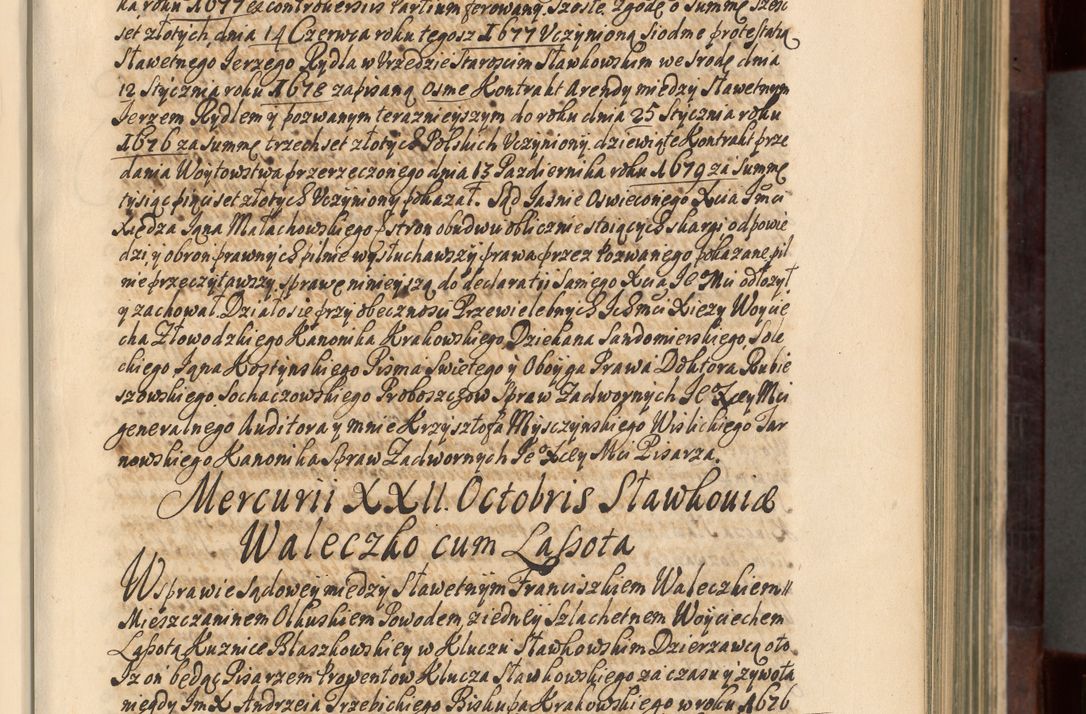 Zdjęcie nr 58 dla obiektu archiwalnego: Acta actorum episscopalium R. D. Joannis Małachowski, episcopi Cracoviensis a die 20 Augusti anni 1681 et 1682 acticatorum. Volumen I
