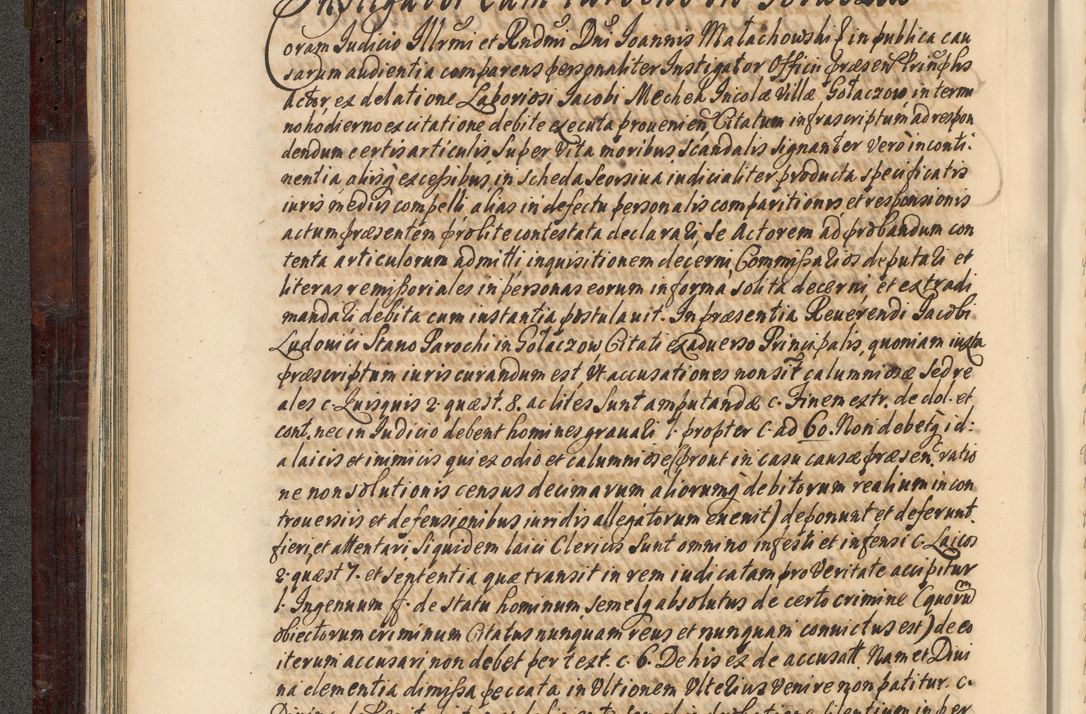 Zdjęcie nr 61 dla obiektu archiwalnego: Acta actorum episscopalium R. D. Joannis Małachowski, episcopi Cracoviensis a die 20 Augusti anni 1681 et 1682 acticatorum. Volumen I