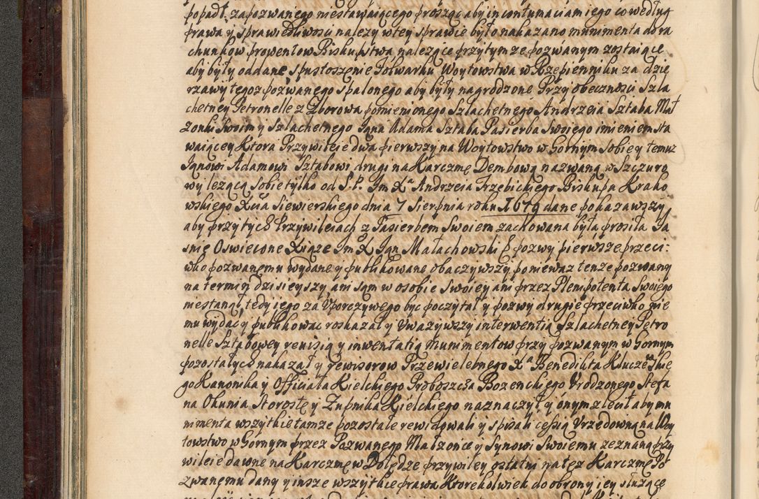 Zdjęcie nr 55 dla obiektu archiwalnego: Acta actorum episscopalium R. D. Joannis Małachowski, episcopi Cracoviensis a die 20 Augusti anni 1681 et 1682 acticatorum. Volumen I