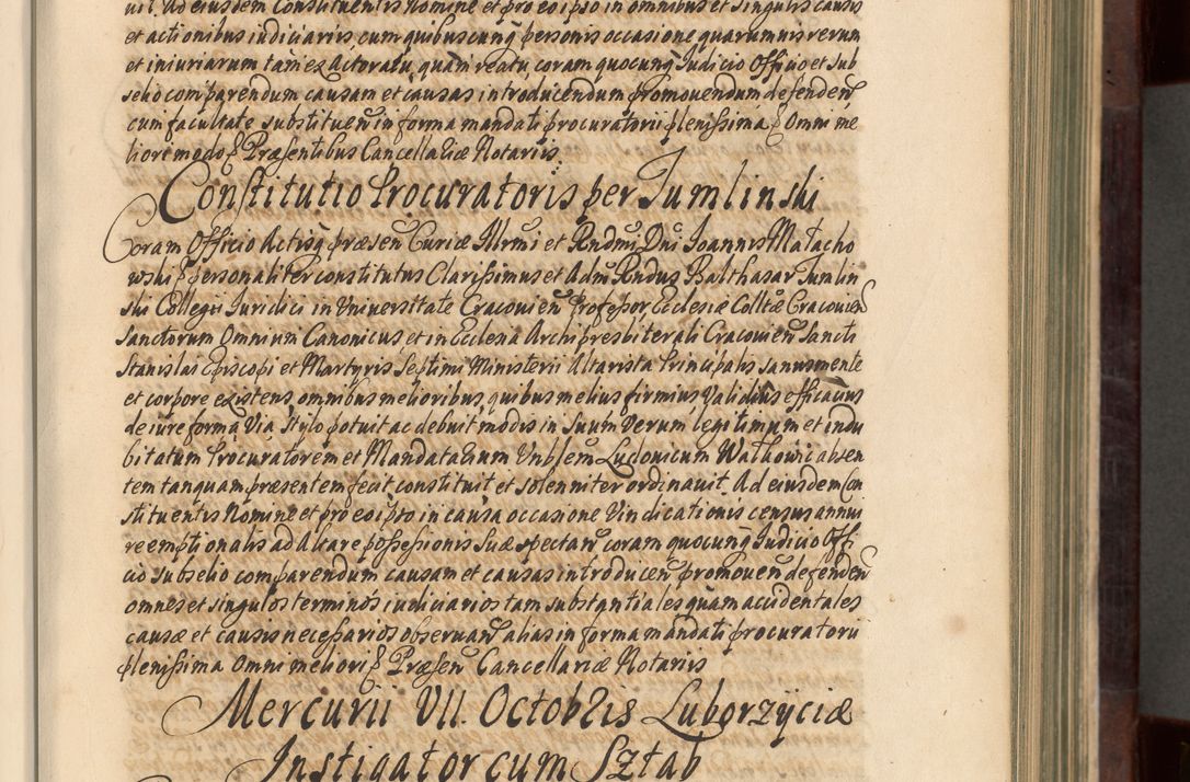 Zdjęcie nr 54 dla obiektu archiwalnego: Acta actorum episscopalium R. D. Joannis Małachowski, episcopi Cracoviensis a die 20 Augusti anni 1681 et 1682 acticatorum. Volumen I