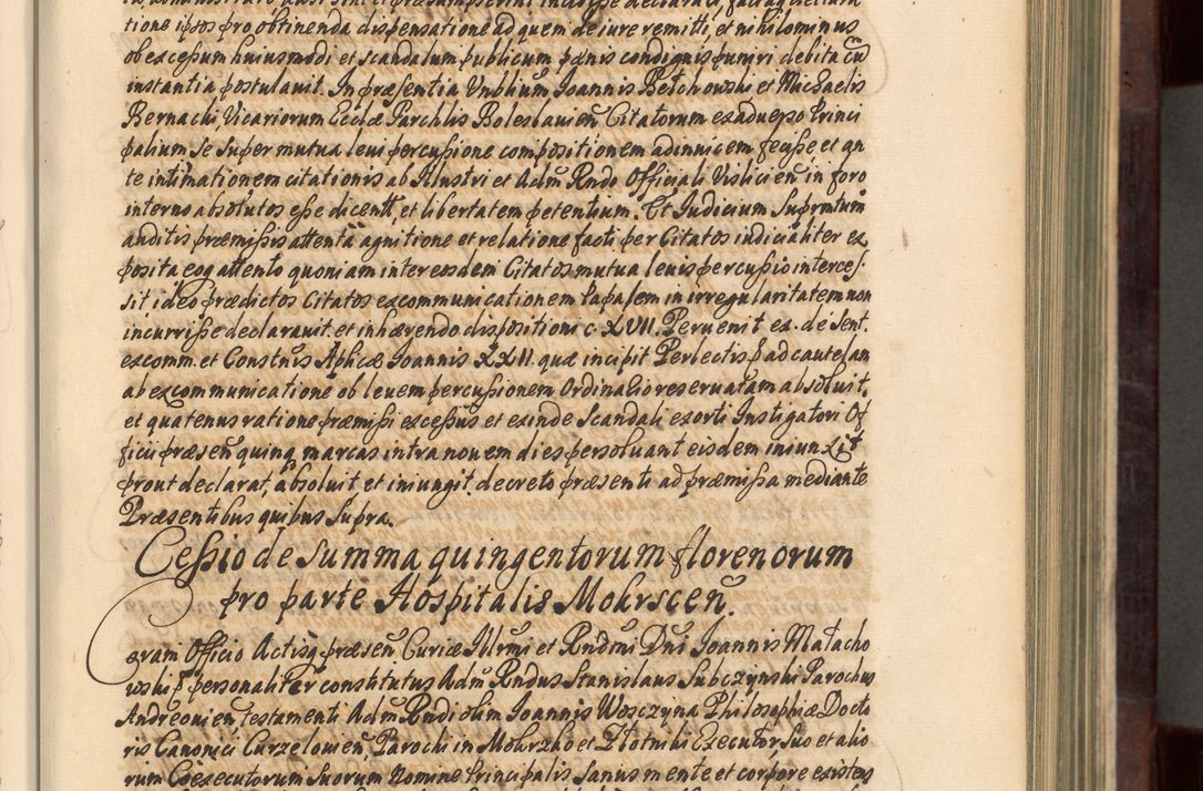 Zdjęcie nr 46 dla obiektu archiwalnego: Acta actorum episscopalium R. D. Joannis Małachowski, episcopi Cracoviensis a die 20 Augusti anni 1681 et 1682 acticatorum. Volumen I