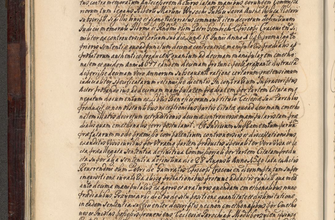 Zdjęcie nr 43 dla obiektu archiwalnego: Acta actorum episscopalium R. D. Joannis Małachowski, episcopi Cracoviensis a die 20 Augusti anni 1681 et 1682 acticatorum. Volumen I