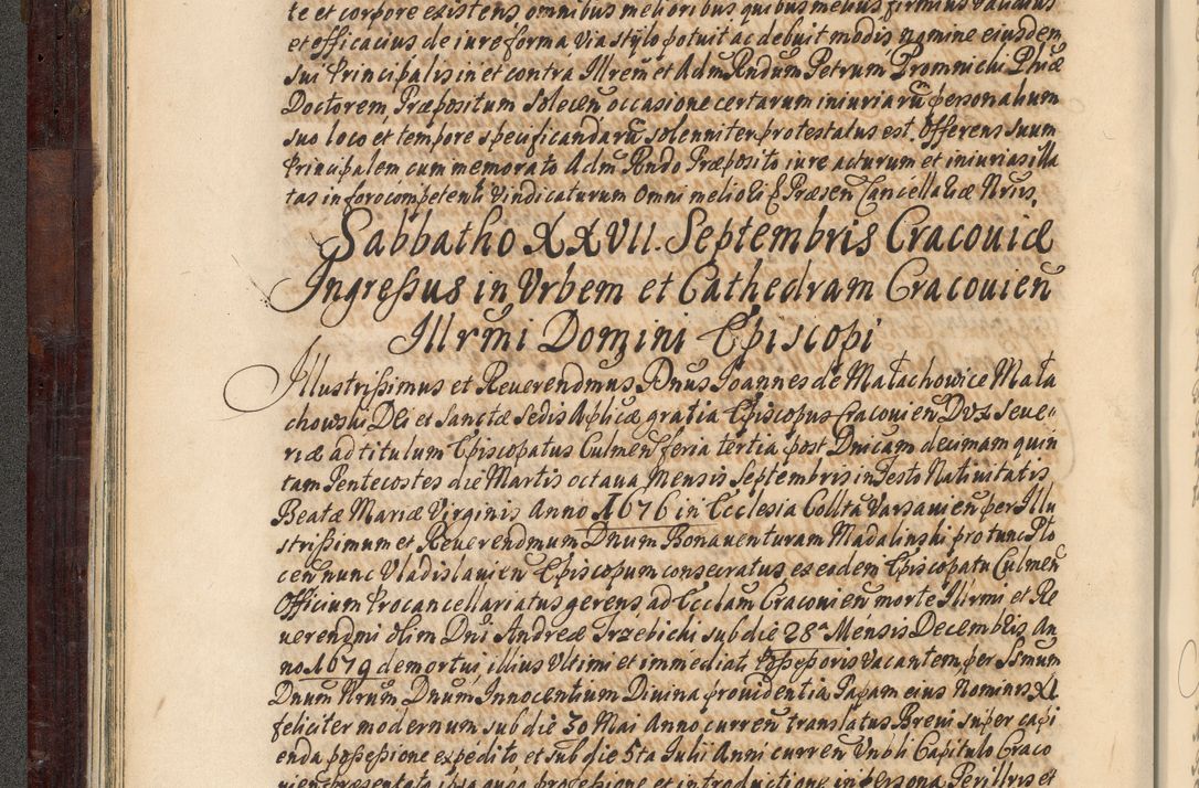 Zdjęcie nr 37 dla obiektu archiwalnego: Acta actorum episscopalium R. D. Joannis Małachowski, episcopi Cracoviensis a die 20 Augusti anni 1681 et 1682 acticatorum. Volumen I
