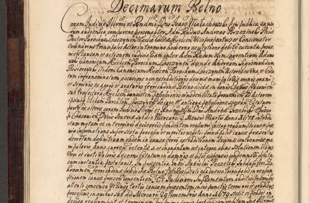 Zdjęcie nr 17 dla obiektu archiwalnego: Acta actorum episscopalium R. D. Joannis Małachowski, episcopi Cracoviensis a die 20 Augusti anni 1681 et 1682 acticatorum. Volumen I