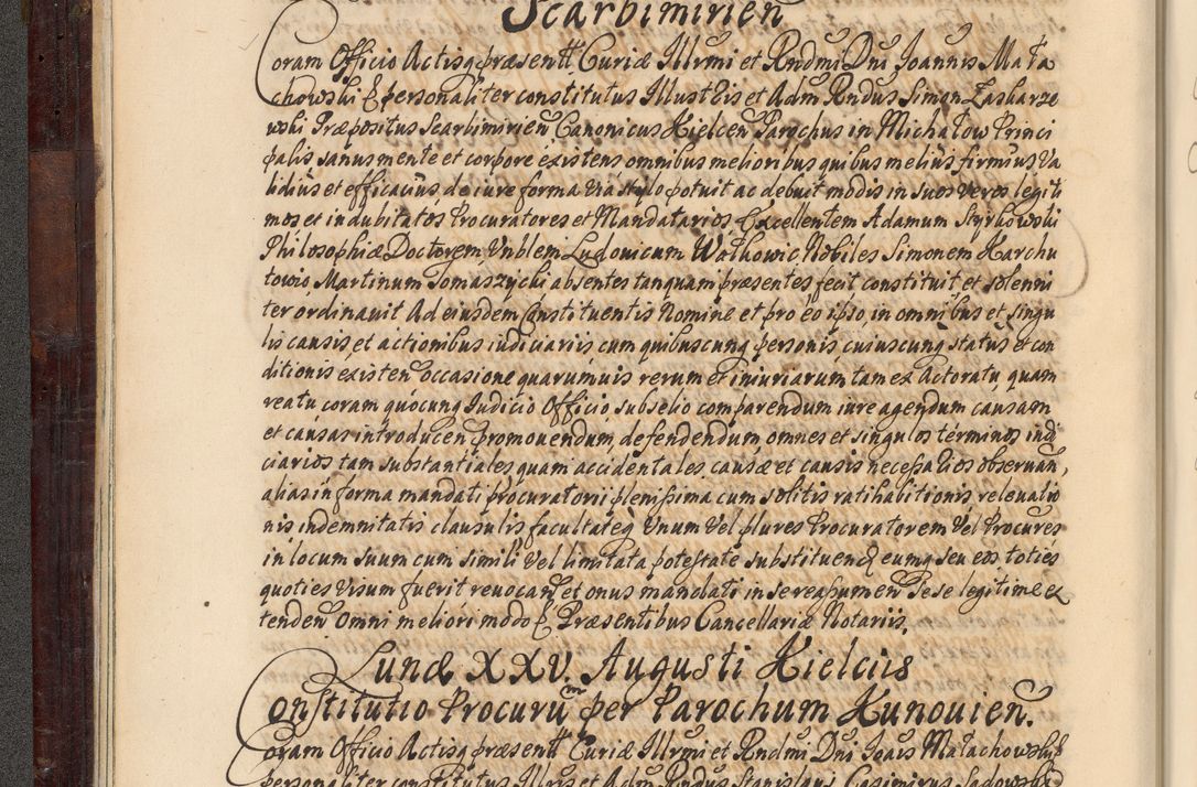 Zdjęcie nr 15 dla obiektu archiwalnego: Acta actorum episscopalium R. D. Joannis Małachowski, episcopi Cracoviensis a die 20 Augusti anni 1681 et 1682 acticatorum. Volumen I