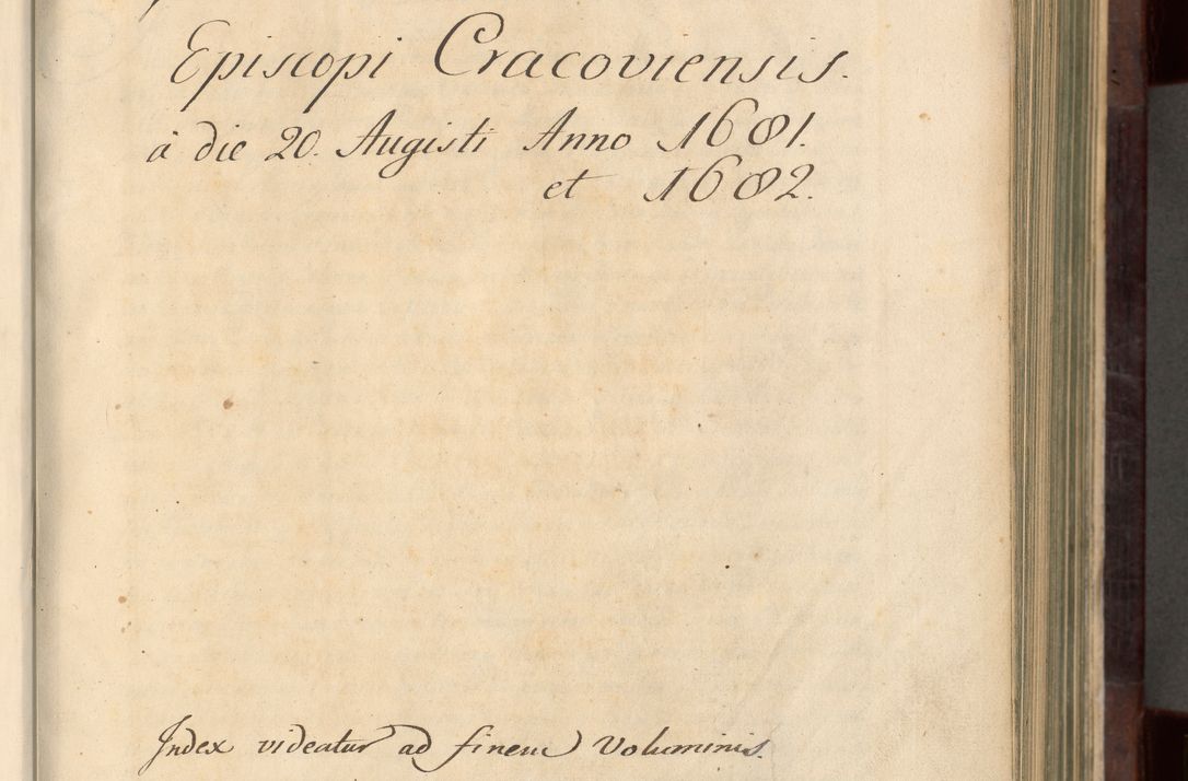 Zdjęcie nr 10 dla obiektu archiwalnego: Acta actorum episscopalium R. D. Joannis Małachowski, episcopi Cracoviensis a die 20 Augusti anni 1681 et 1682 acticatorum. Volumen I