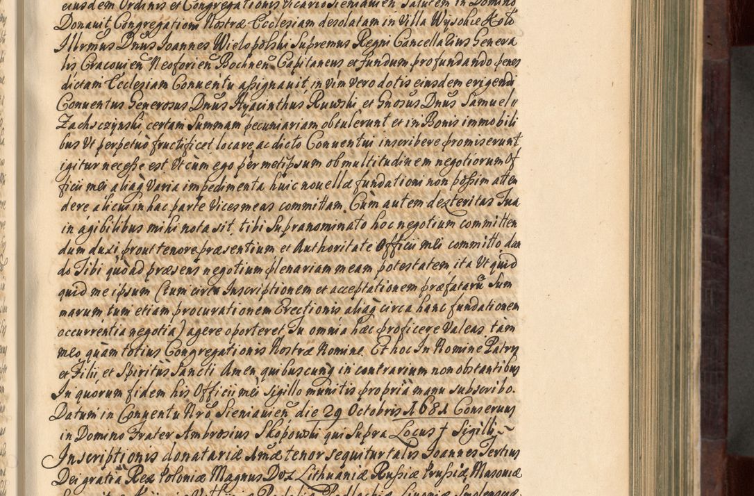 Zdjęcie nr 200 dla obiektu archiwalnego: Acta actorum episscopalium R. D. Joannis Małachowski, episcopi Cracoviensis a die 20 Augusti anni 1681 et 1682 acticatorum. Volumen I