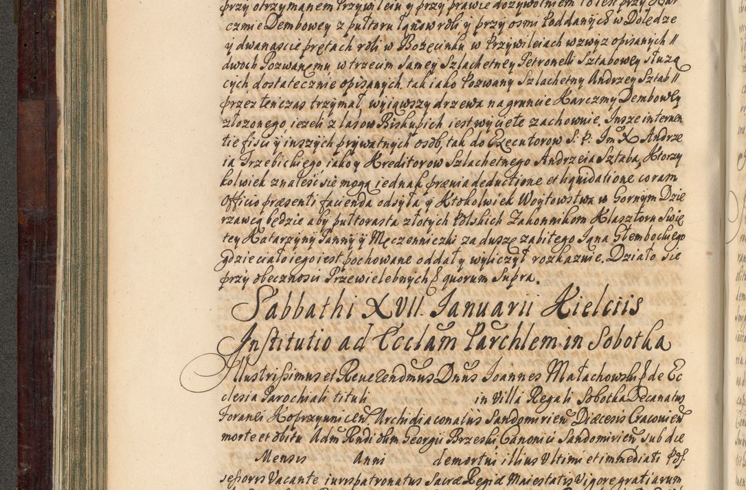 Zdjęcie nr 195 dla obiektu archiwalnego: Acta actorum episscopalium R. D. Joannis Małachowski, episcopi Cracoviensis a die 20 Augusti anni 1681 et 1682 acticatorum. Volumen I